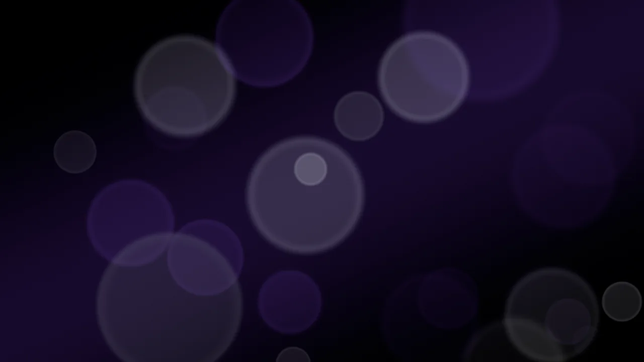Black and Purple Bokeh Lights desktop wallpaper in 4K