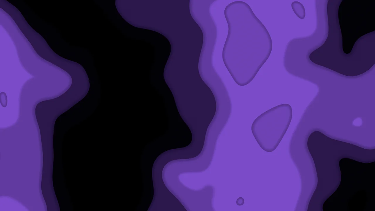 Black and Purple Layered Topographic desktop wallpaper in 4K