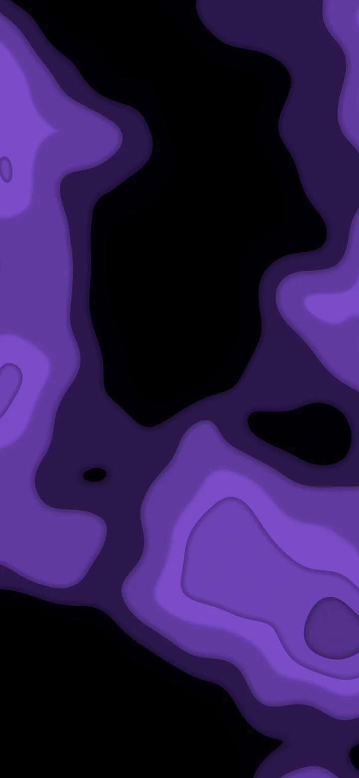 Black and Purple Layered Topographic wallpaper for iPhone and Android