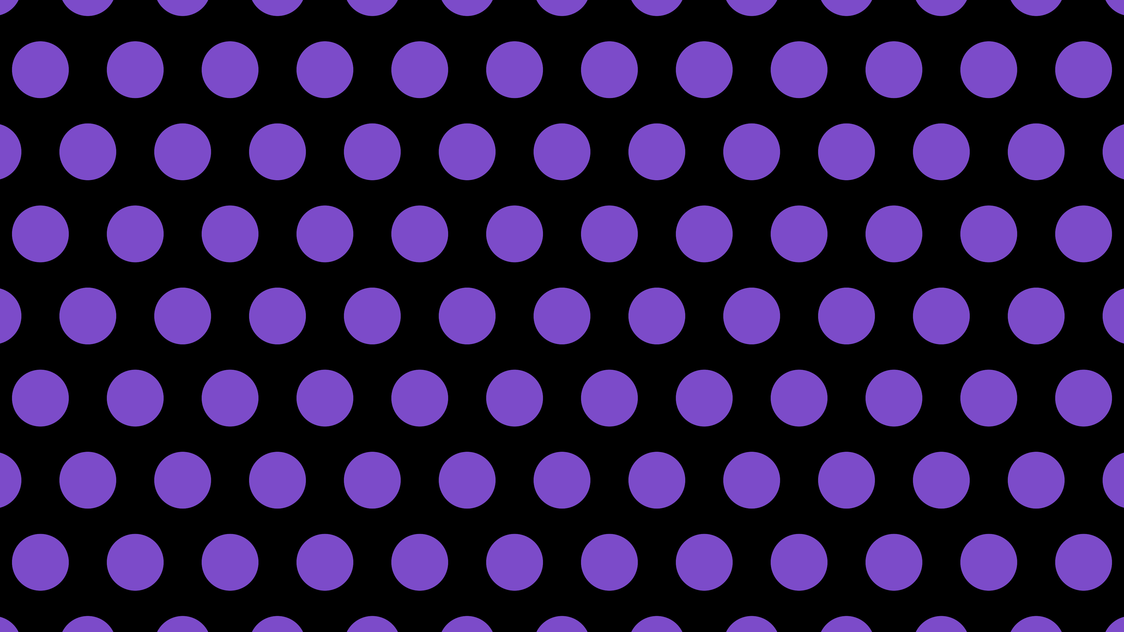 Black and Purple Polka Dot desktop wallpaper in 4K
