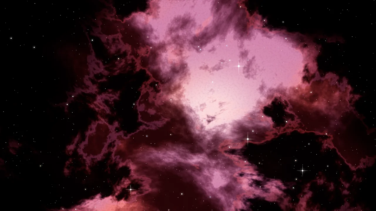 Black and Red Nebula desktop wallpaper in 4K