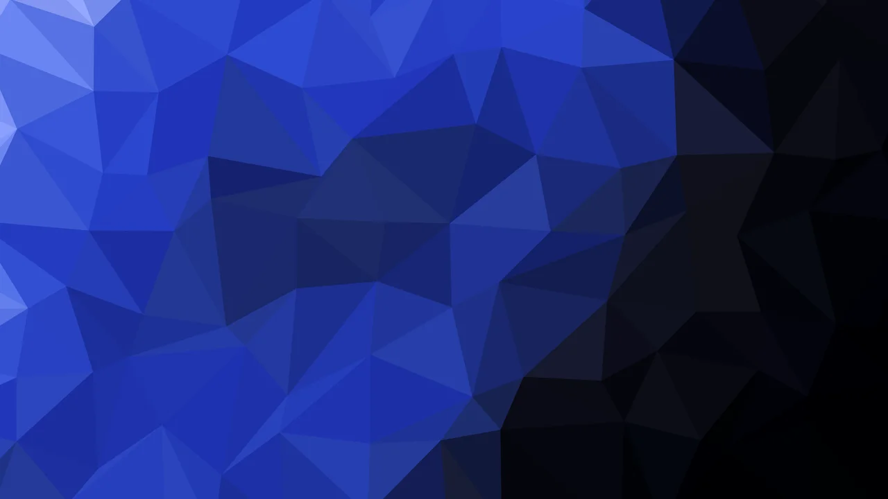 Black, Blue and Purple Low Poly desktop wallpaper in 4K