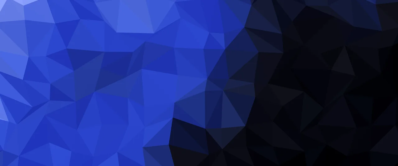 Black, Blue and Purple Low Poly ultrawide wallpaper, 3440 × 1440