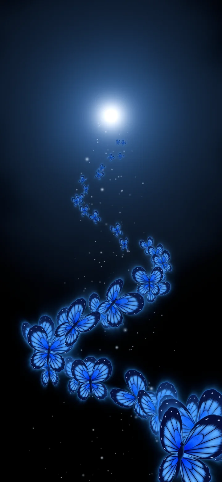 Black Butterfly Swarm wallpaper for iPhone and Android