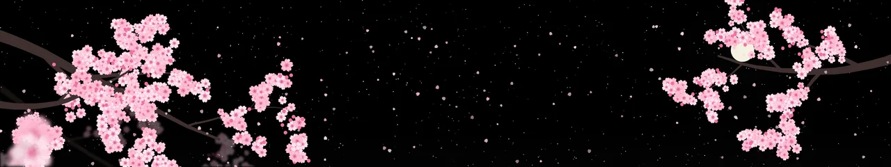 Black Cherry Blossom Branch triple monitor wallpaper, 7680 × 1440
