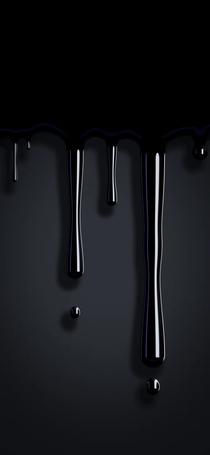 Black Dripping Slime wallpaper for iPhone and Android