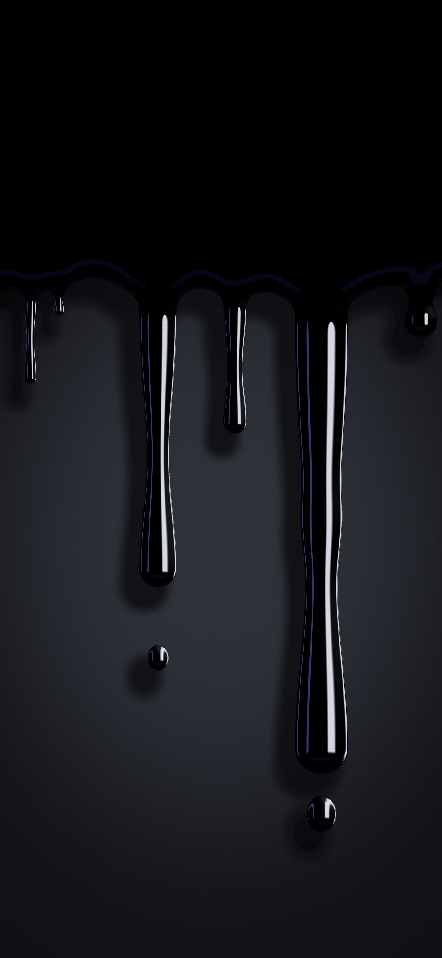Black Dripping Slime wallpaper for iPhone and Android