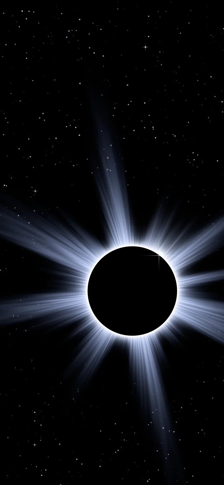Black Eclipse wallpaper for iPhone and Android