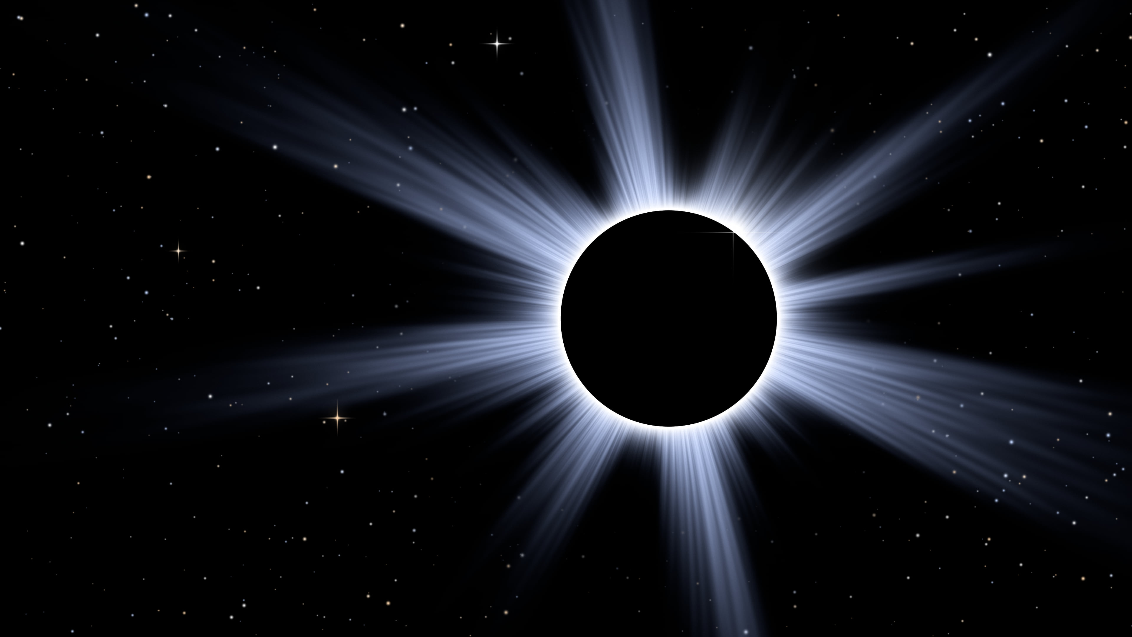 Black Eclipse desktop wallpaper in 4K