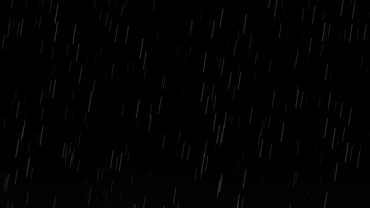 Black Falling Rain desktop wallpaper in 4K