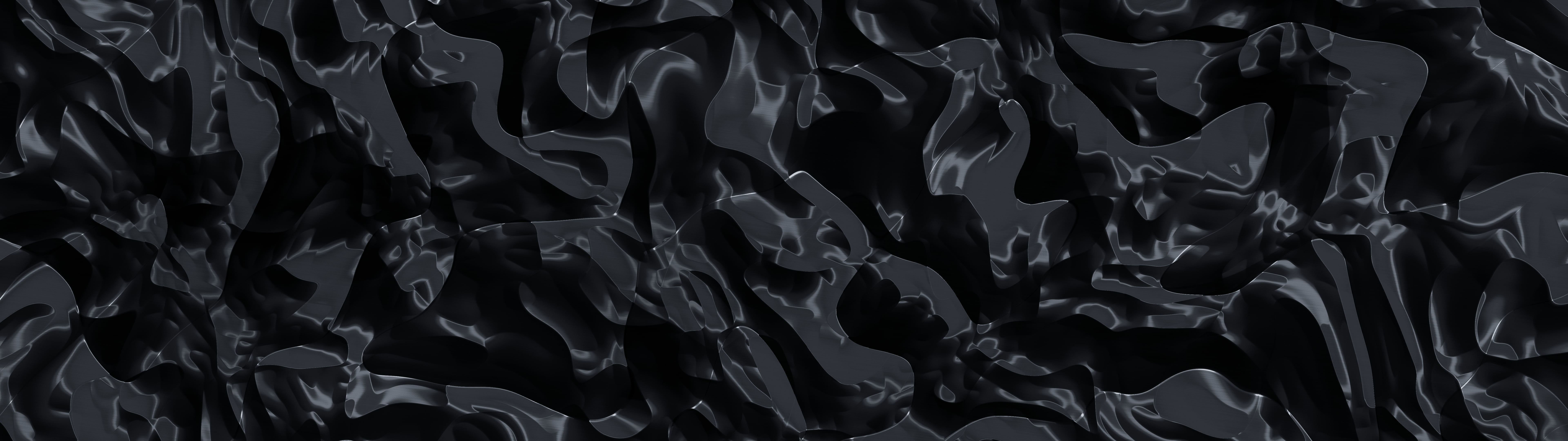 Black Foil dual monitor wallpaper, 7680 × 2160