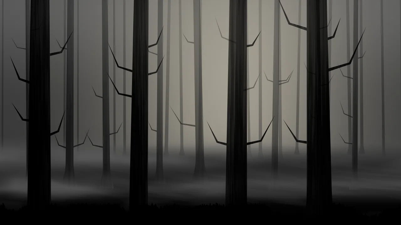 Black Forest Trees desktop wallpaper in 4K