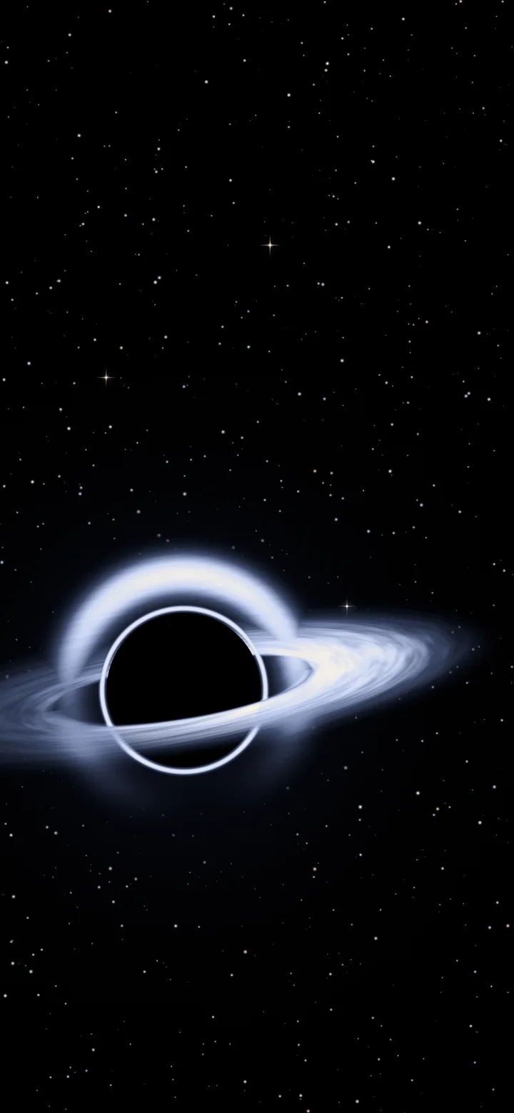 Black Hole wallpaper for iPhone and Android