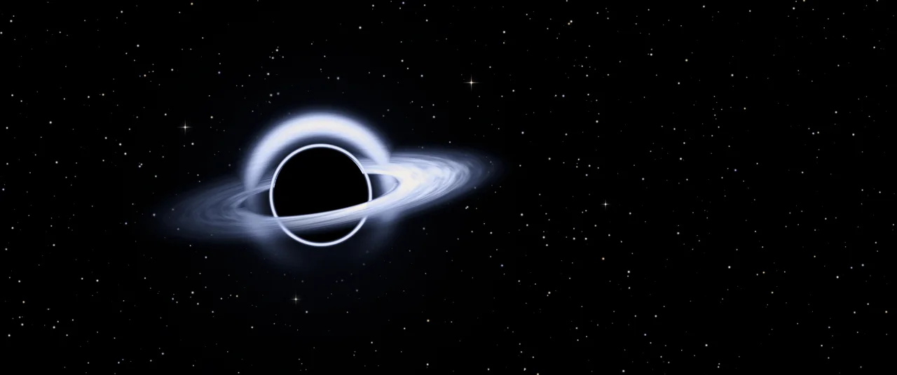 Black Hole ultrawide wallpaper, 3440 × 1440