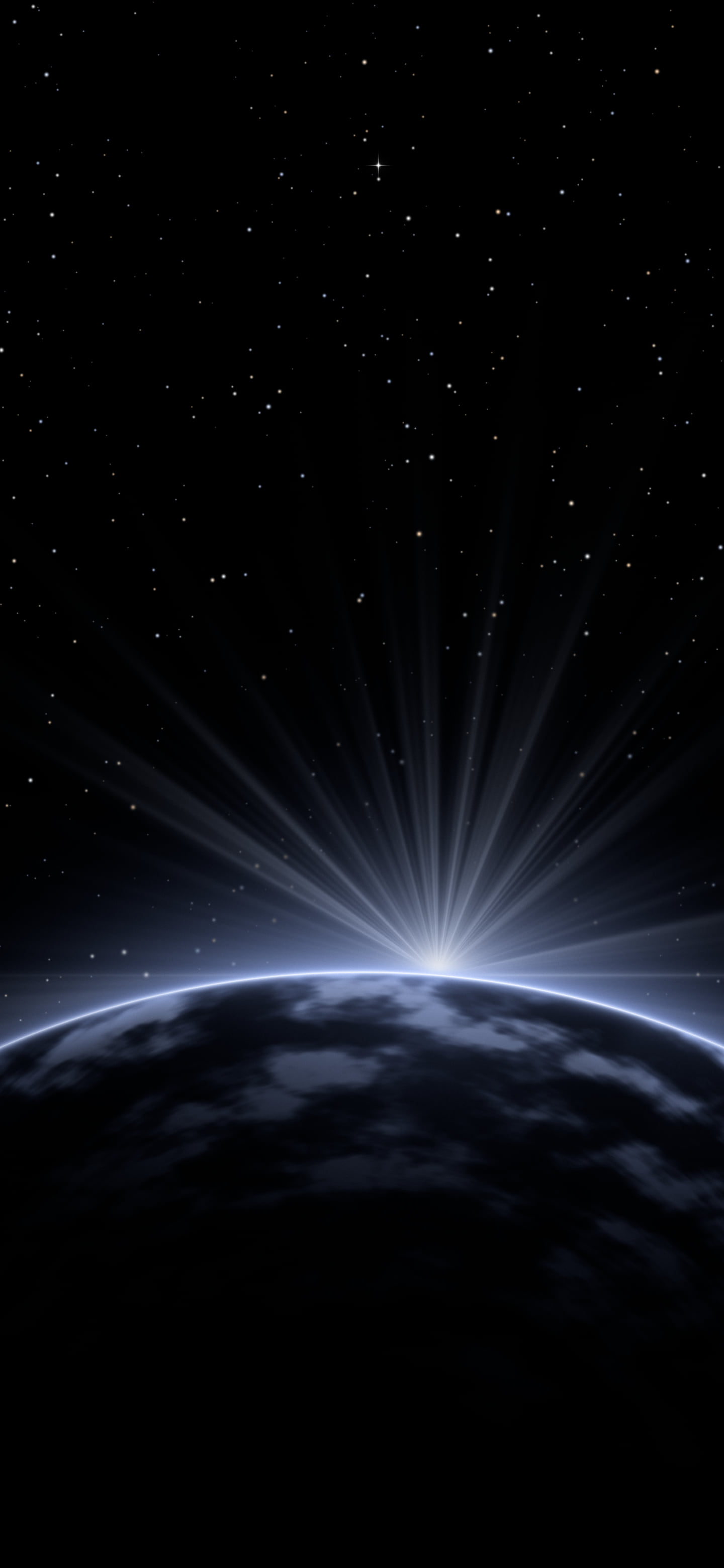 Black Planet Horizon wallpaper for iPhone and Android