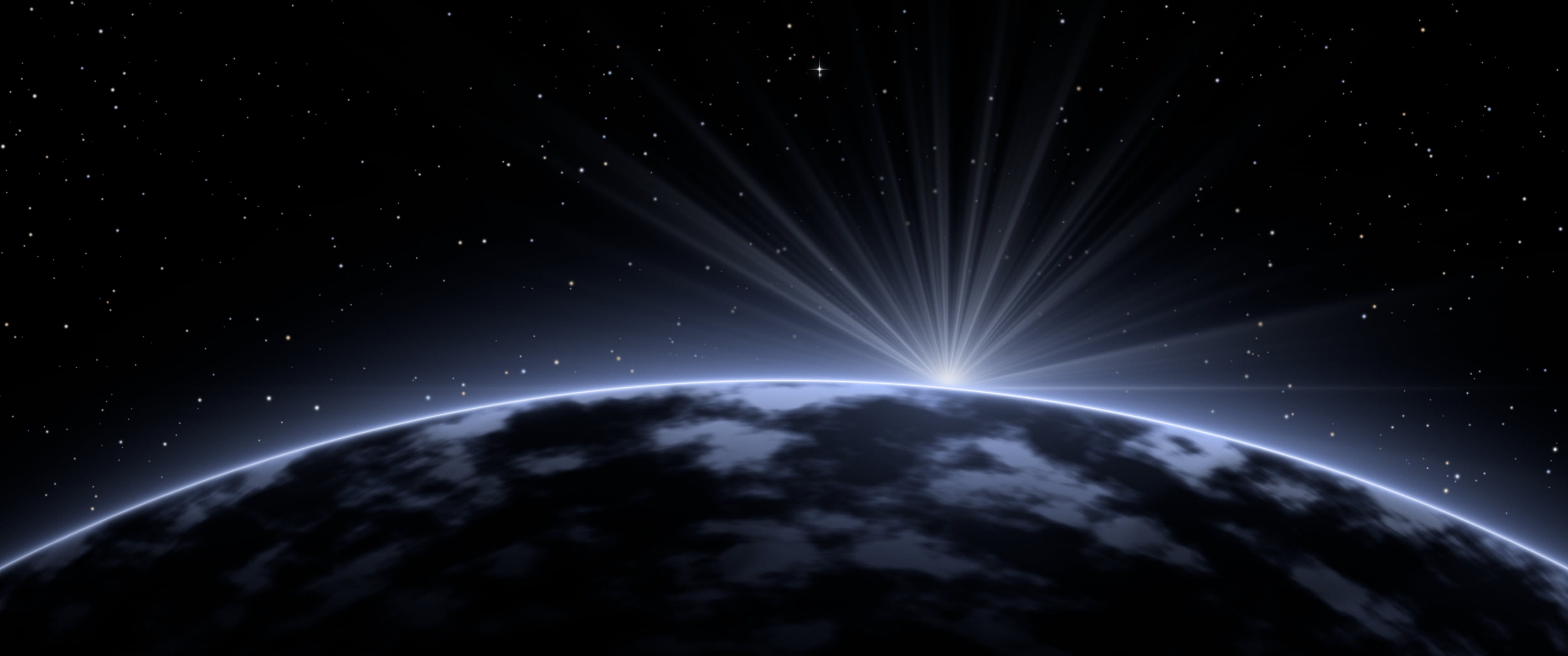 Black Planet Horizon ultrawide wallpaper, 3440 × 1440
