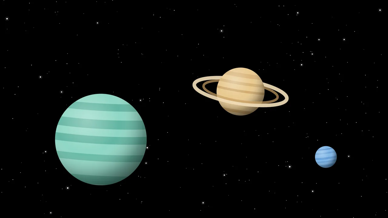 Black Planets desktop wallpaper in 4K