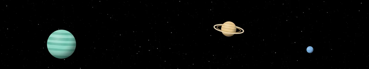 Black Planets triple monitor wallpaper, 7680 × 1440