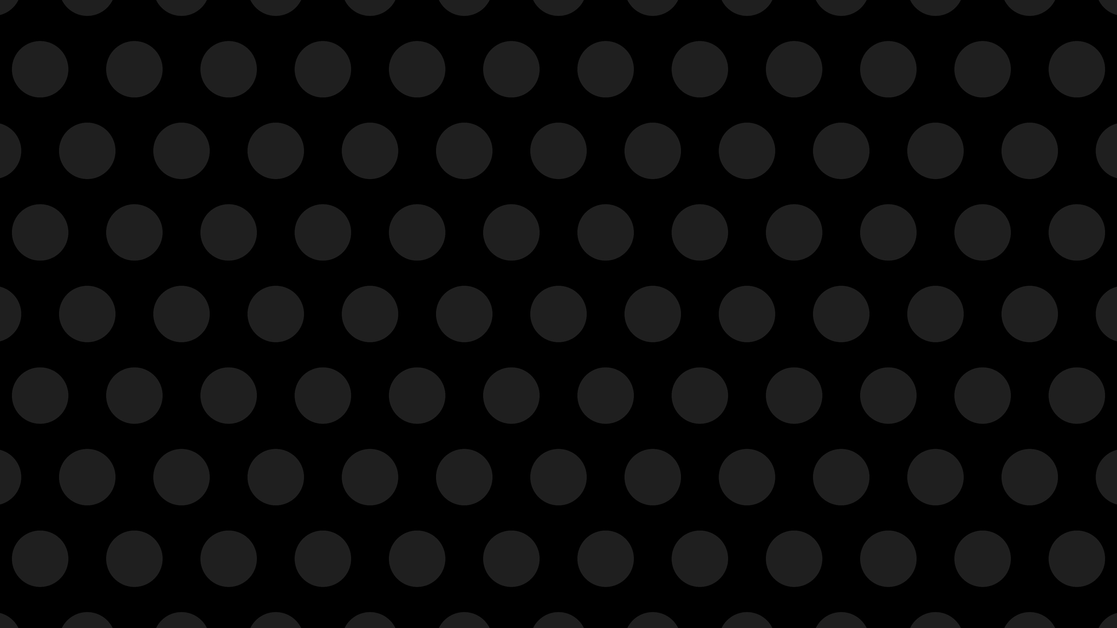 Black Polka Dot desktop wallpaper in 4K