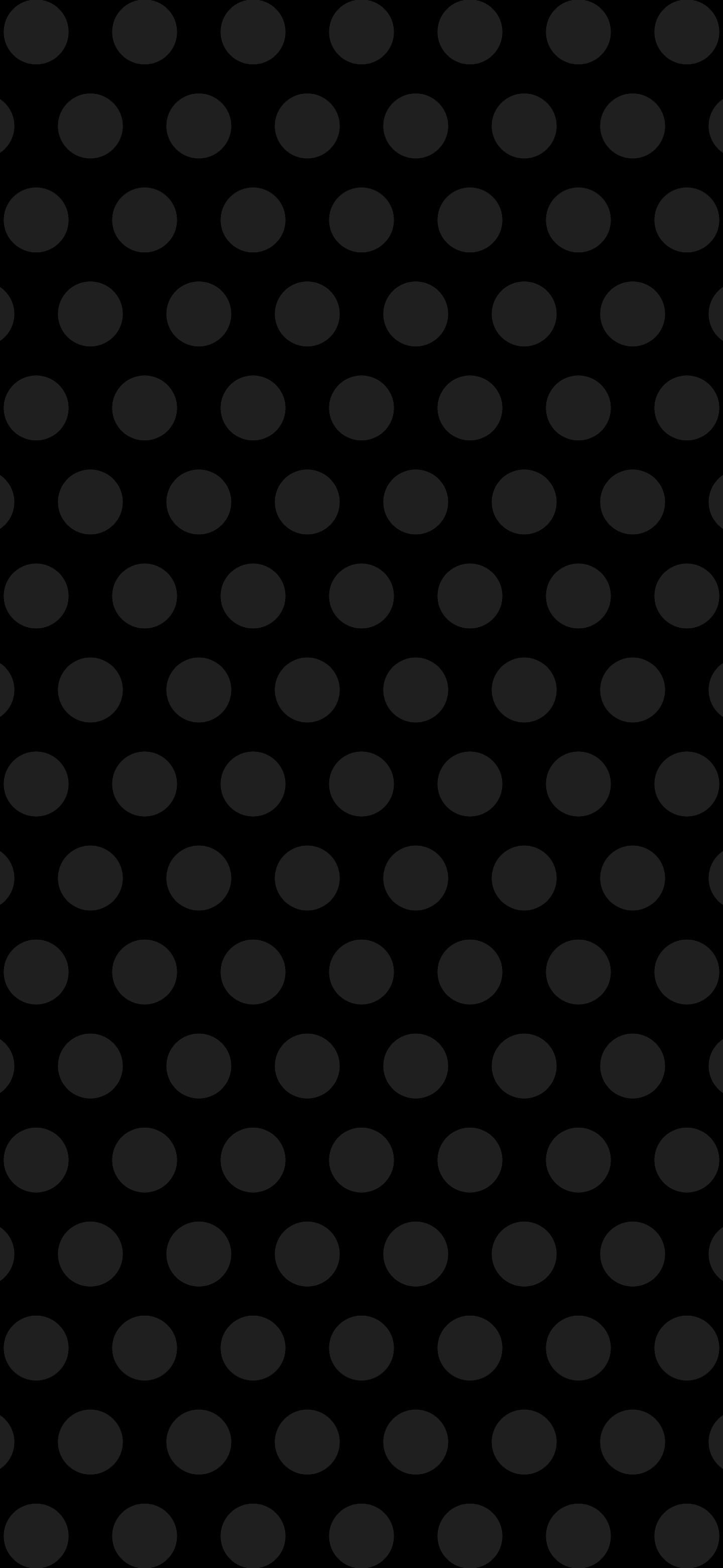 Black Polka Dot wallpaper for iPhone and Android