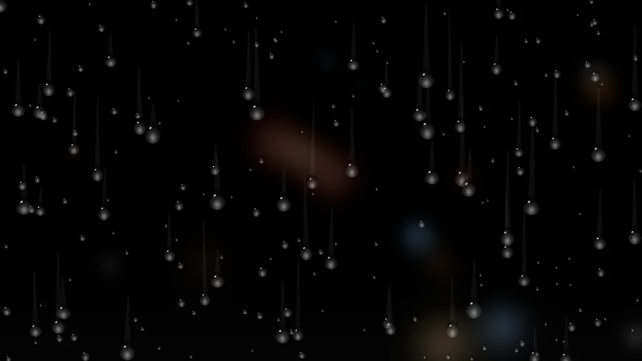 Black Rainy Window desktop wallpaper in 4K