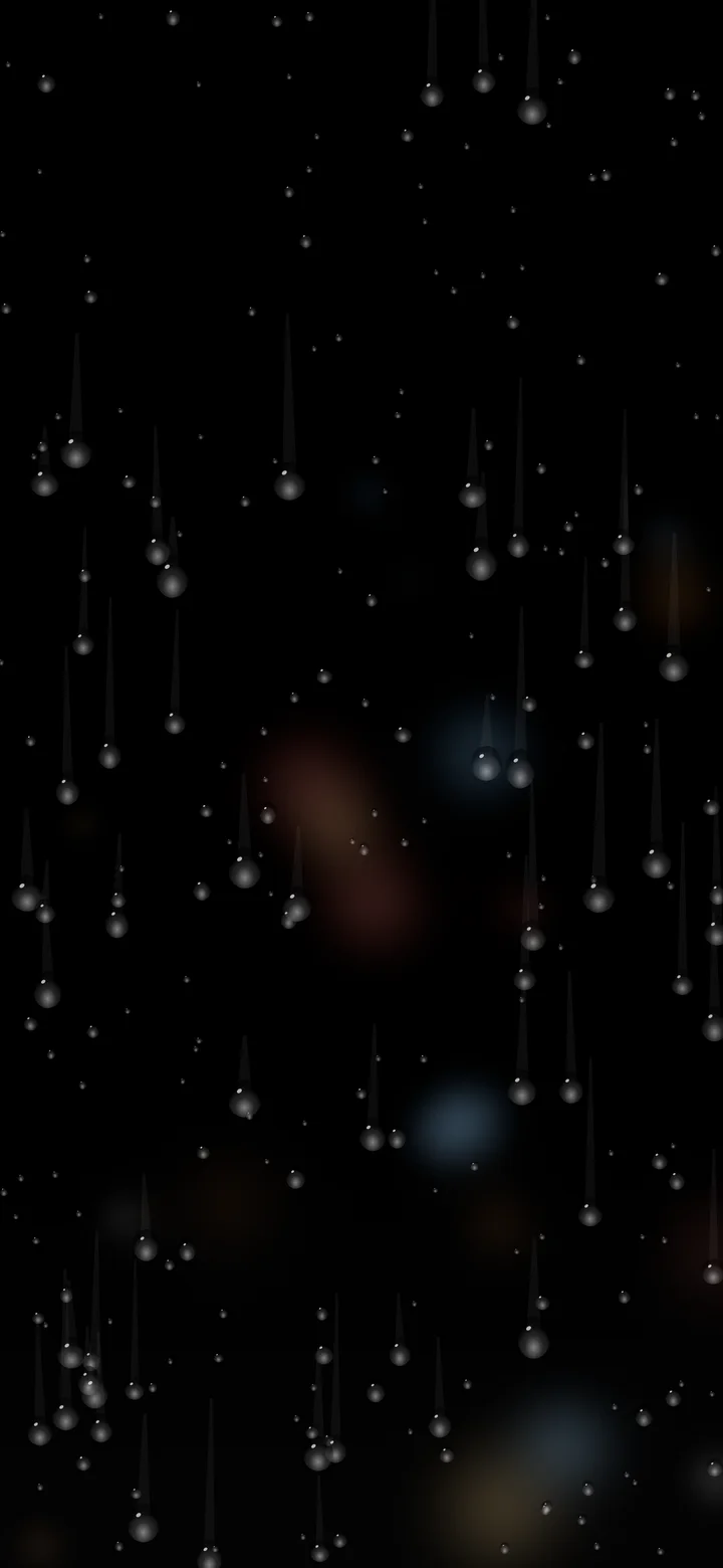 Black Rainy Window wallpaper for iPhone and Android