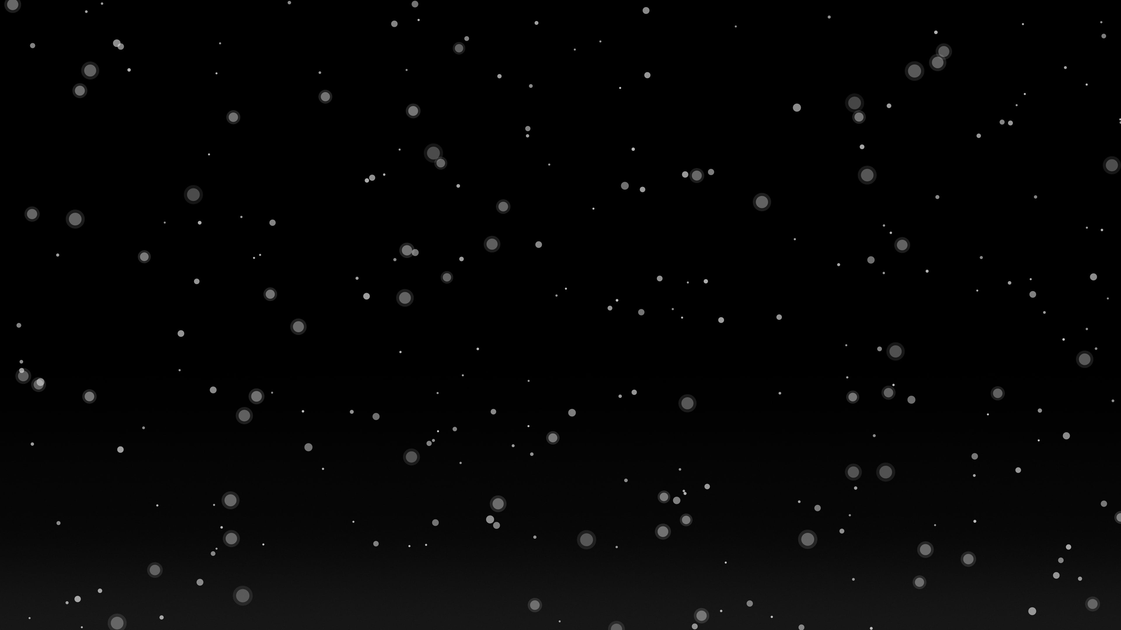Black Snowfall desktop wallpaper in 4K