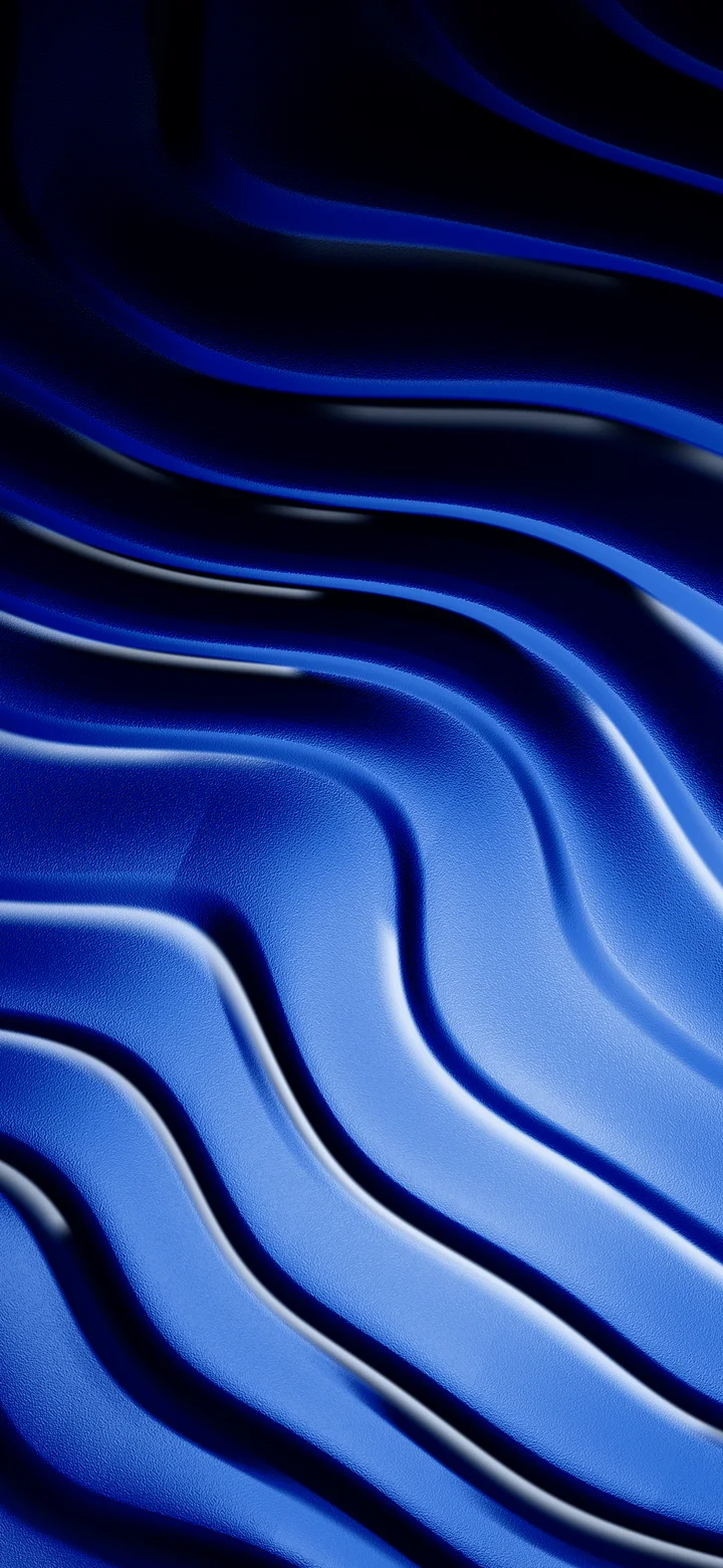 Blue 3D Wave Lines wallpaper for iPhone and Android