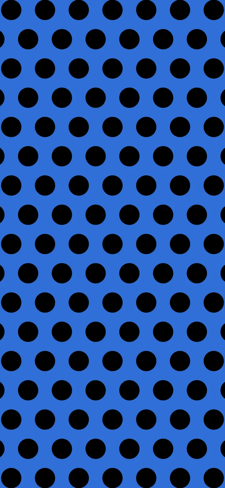 Blue and Black Polka Dot wallpaper for iPhone and Android