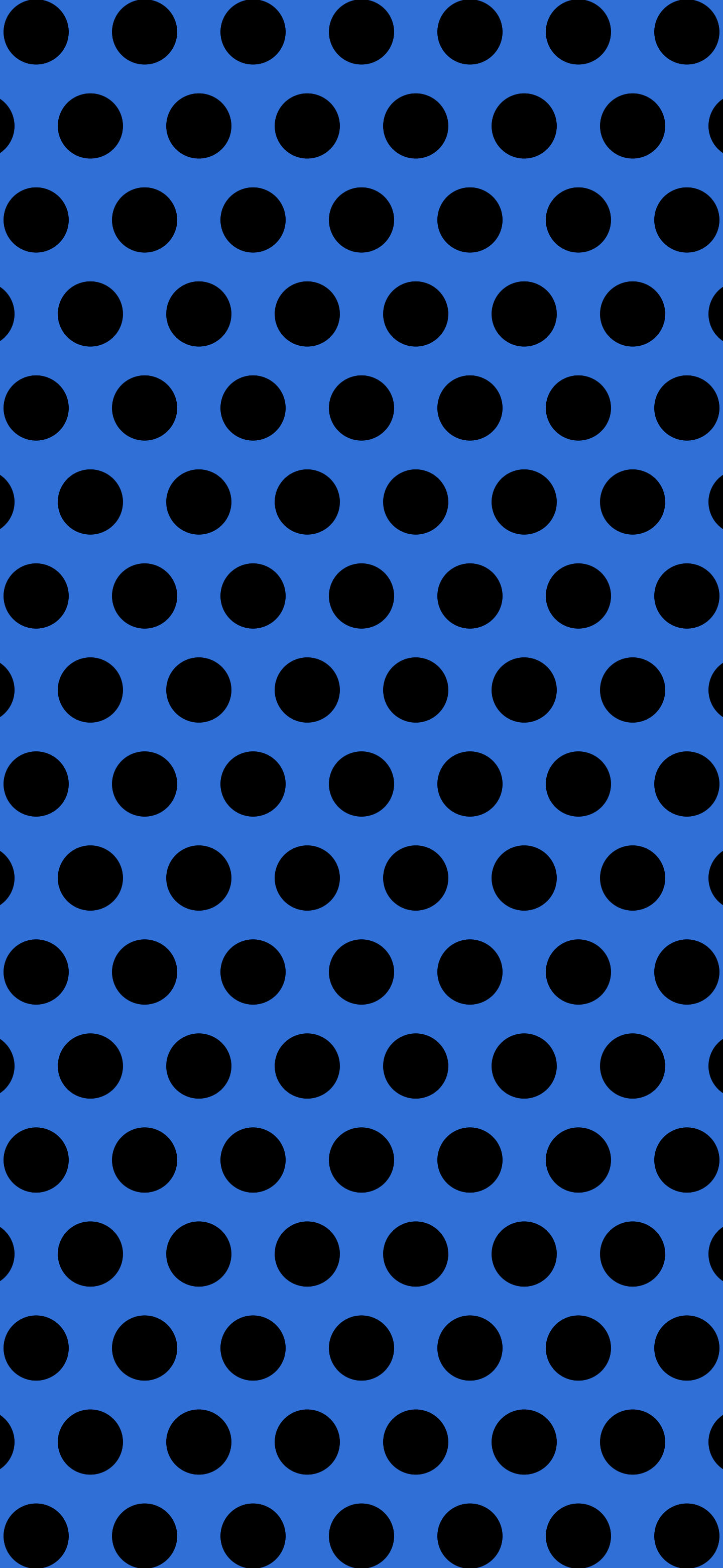 Blue and Black Polka Dot wallpaper for iPhone and Android
