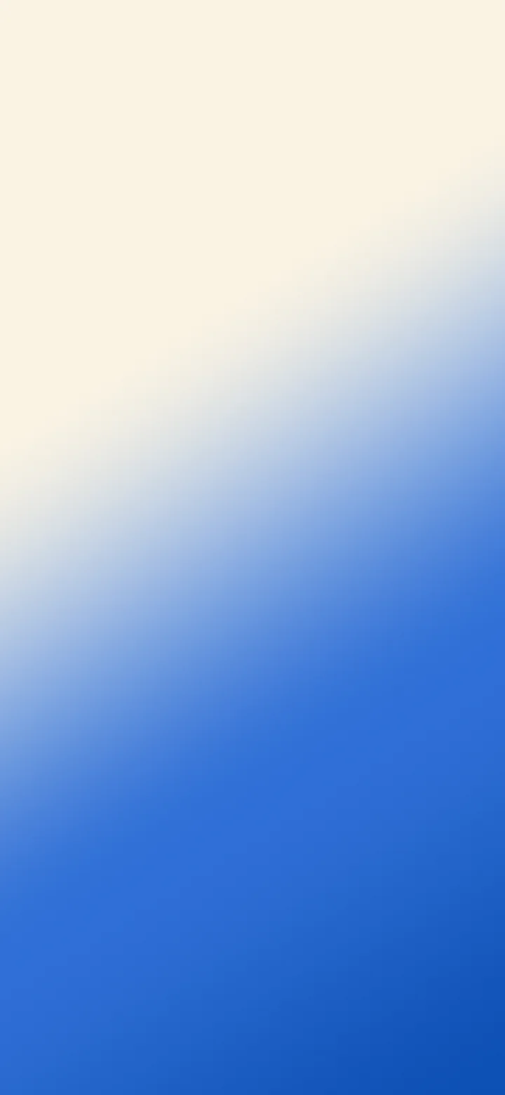 Blue and Cream Diagonal Ombre Gradient wallpaper for iPhone and Android