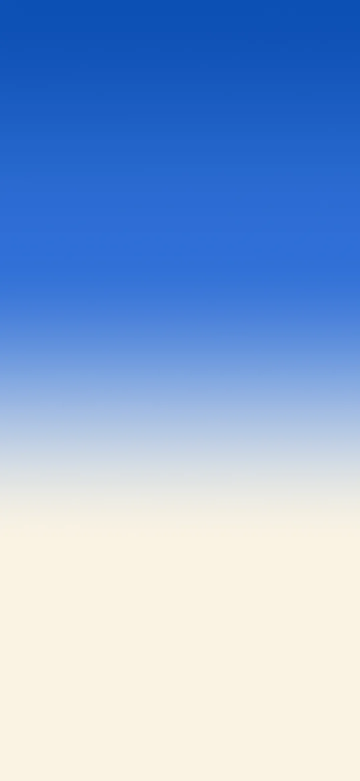 Blue and Cream Ombre Gradient wallpaper for iPhone and Android
