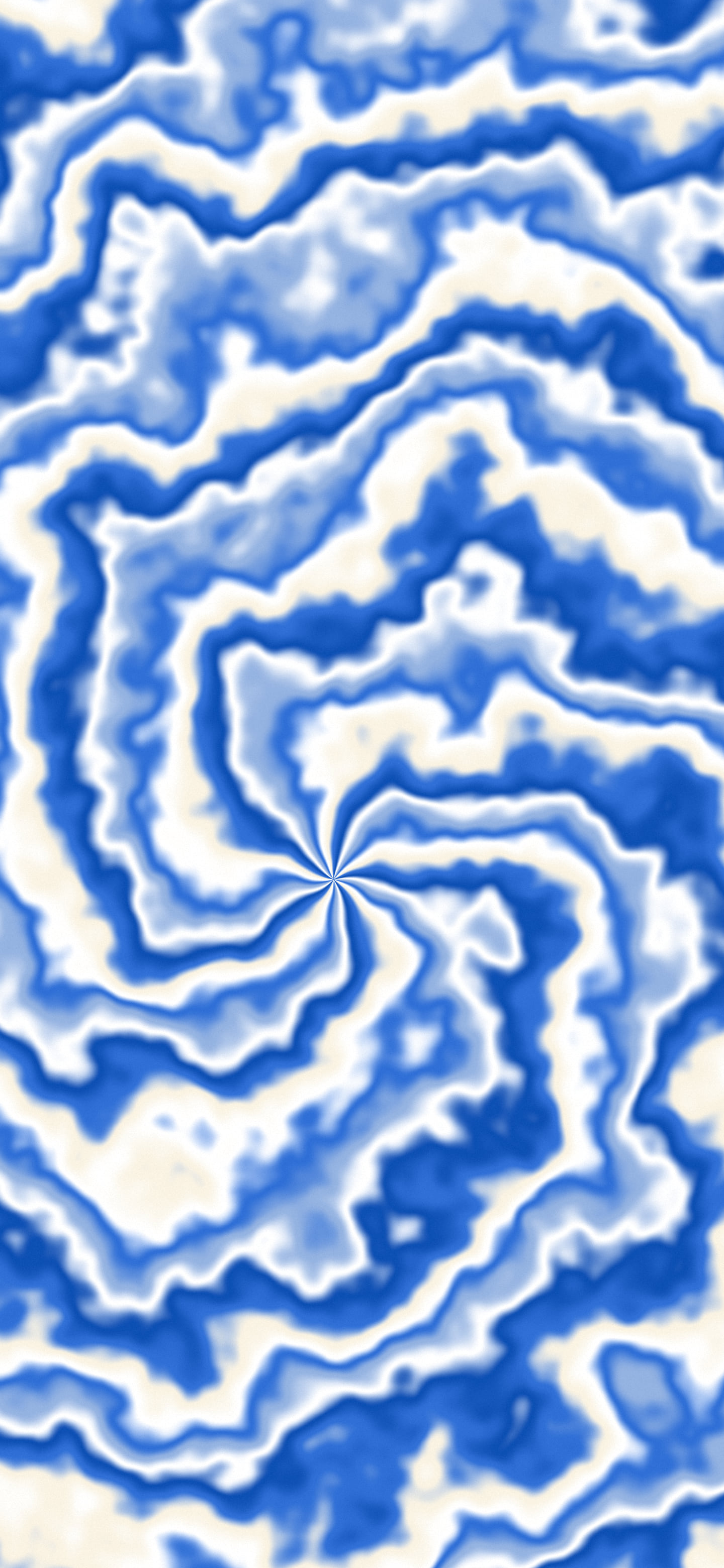 Blue and Cream Spiral Tie Dye wallpaper for iPhone and Android