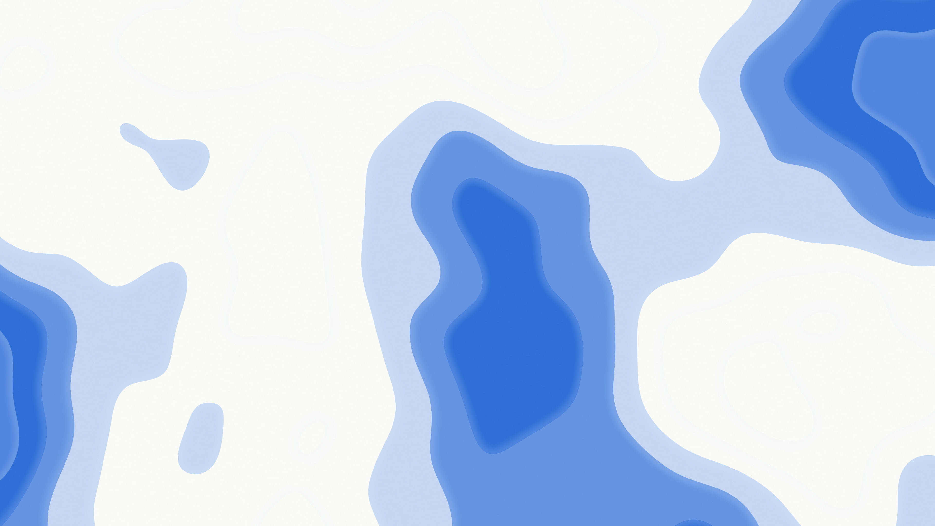 Blue and White Layered Topographic desktop wallpaper in 4K