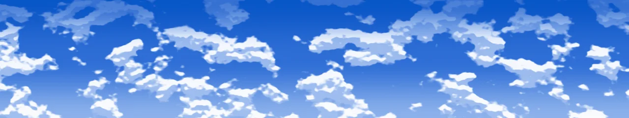 Blue Cloudy Sky triple monitor wallpaper, 7680 × 1440