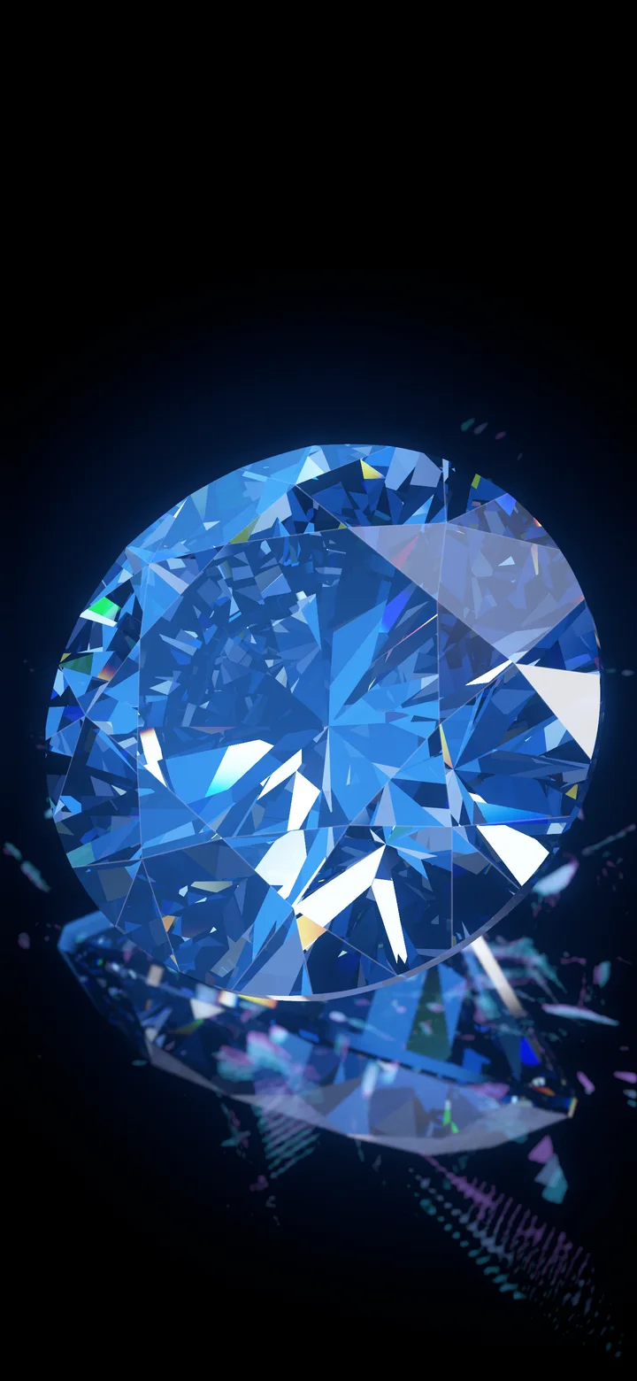 Blue Diamond wallpaper for iPhone and Android