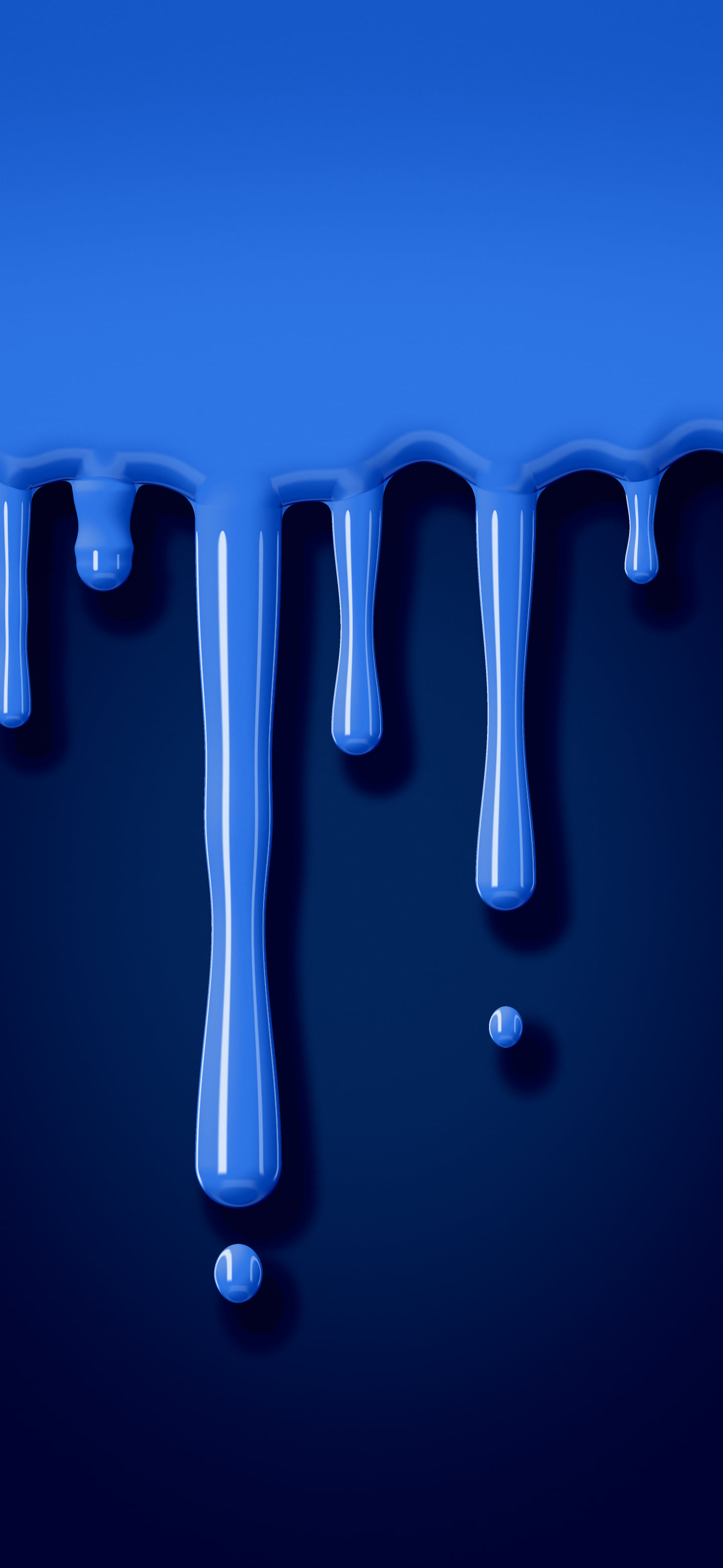 Blue Dripping Slime wallpaper for iPhone and Android