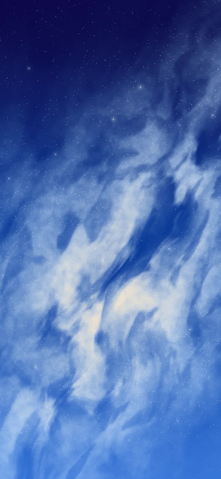 Blue Galaxy Core wallpaper for iPhone and Android
