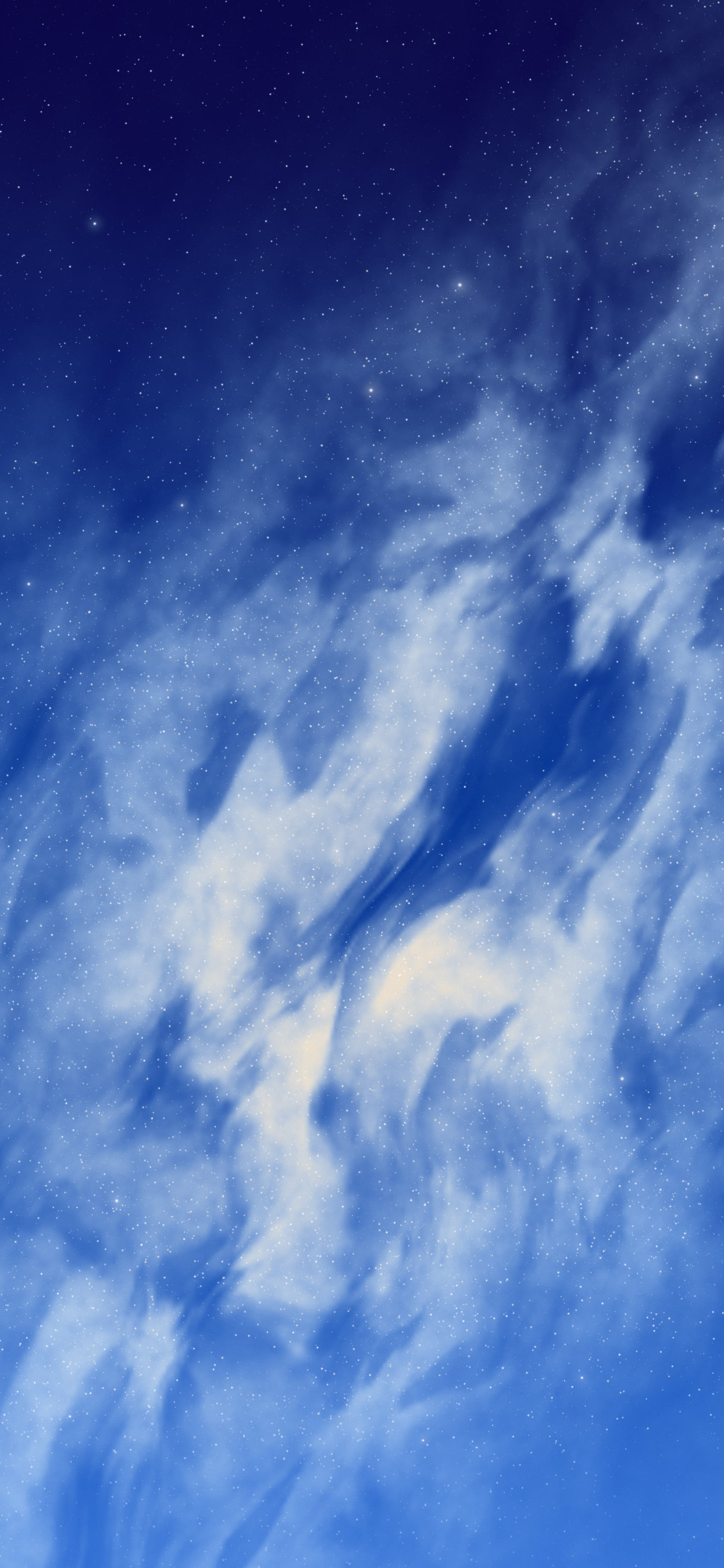 Blue Galaxy Core wallpaper for iPhone and Android