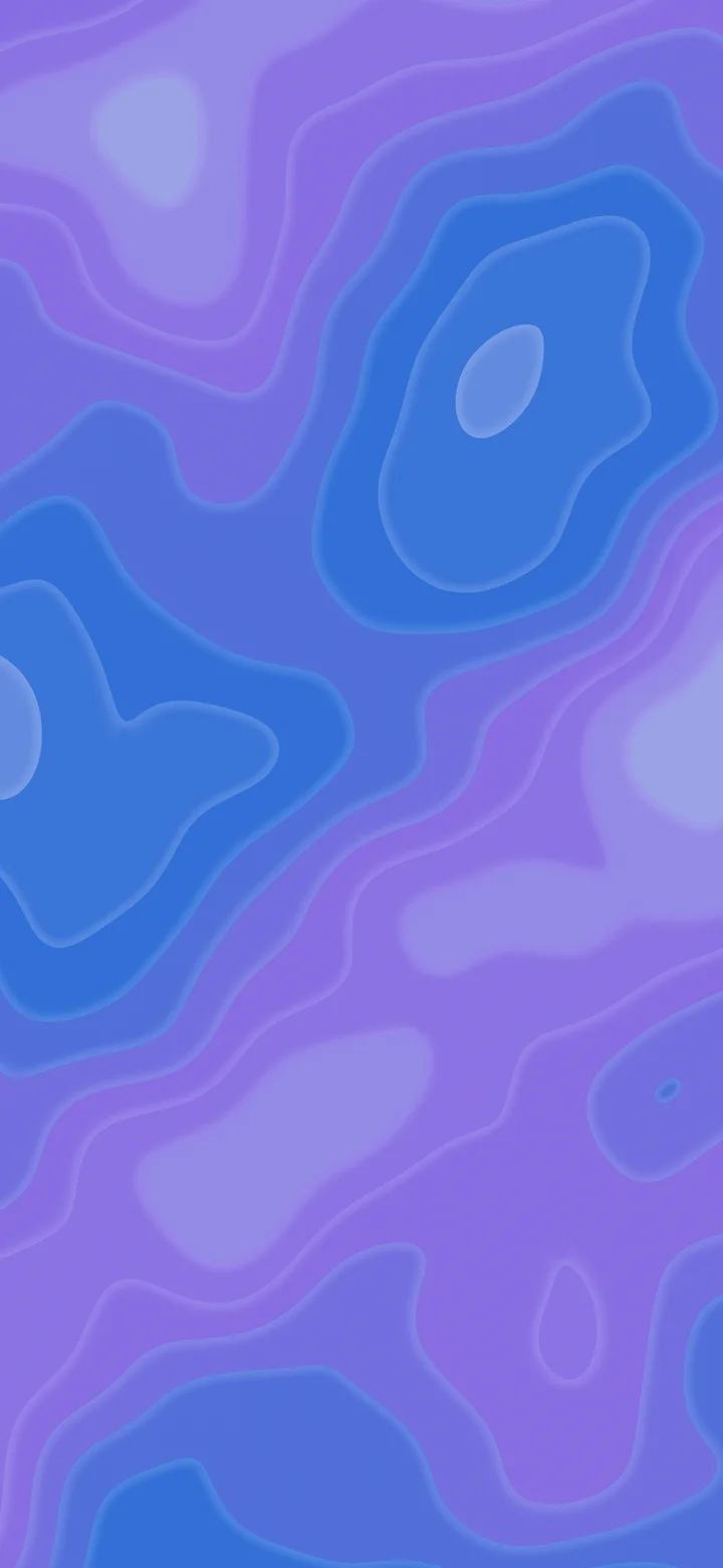 Blue Layered Topographic wallpaper for iPhone and Android