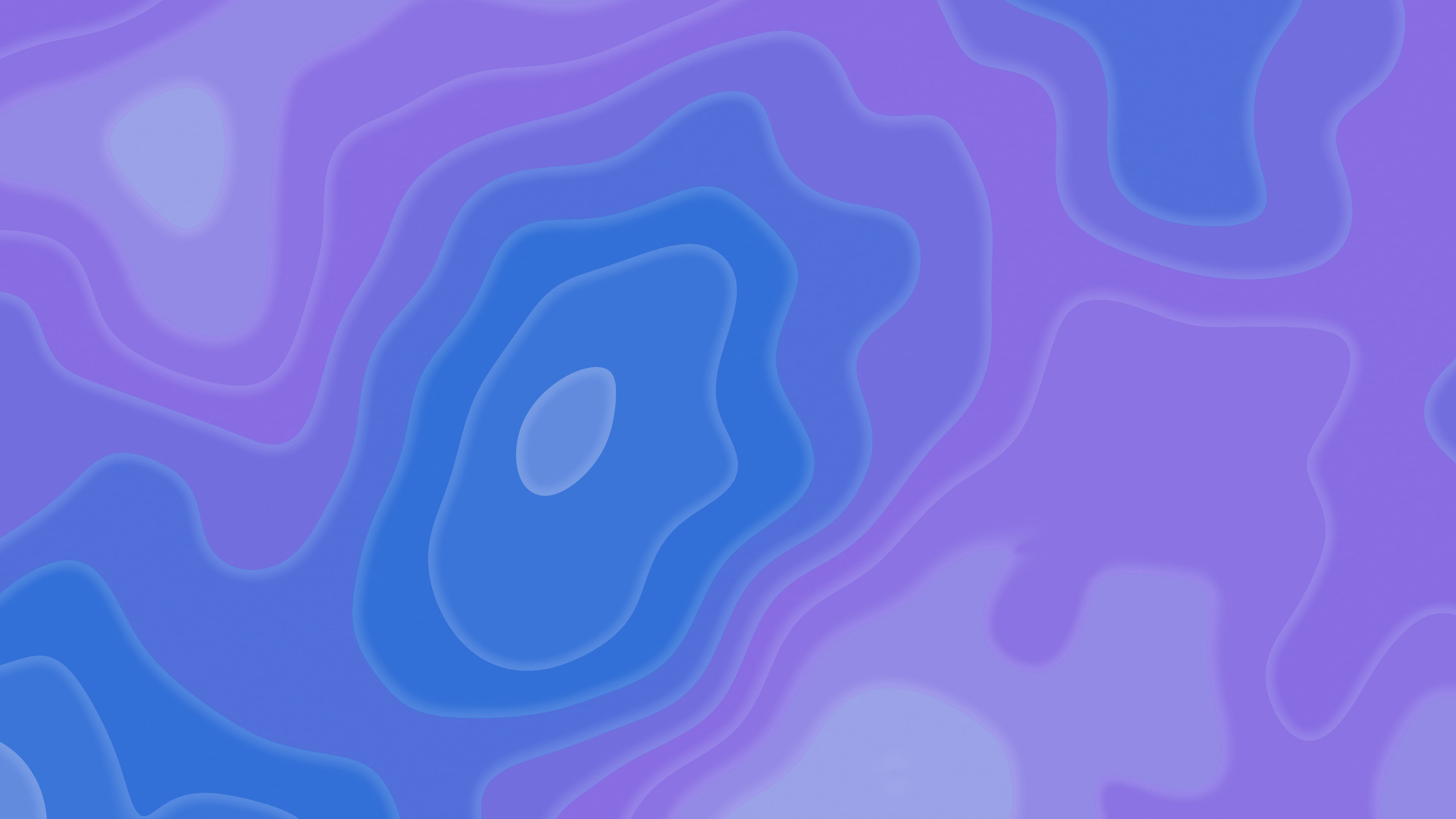 Blue Layered Topographic desktop wallpaper in 4K