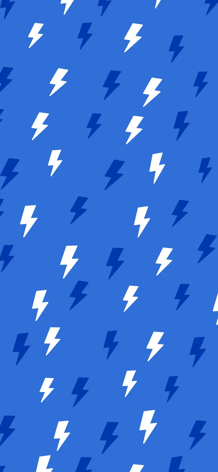 Blue Lightning Bolt Pattern wallpaper for iPhone and Android