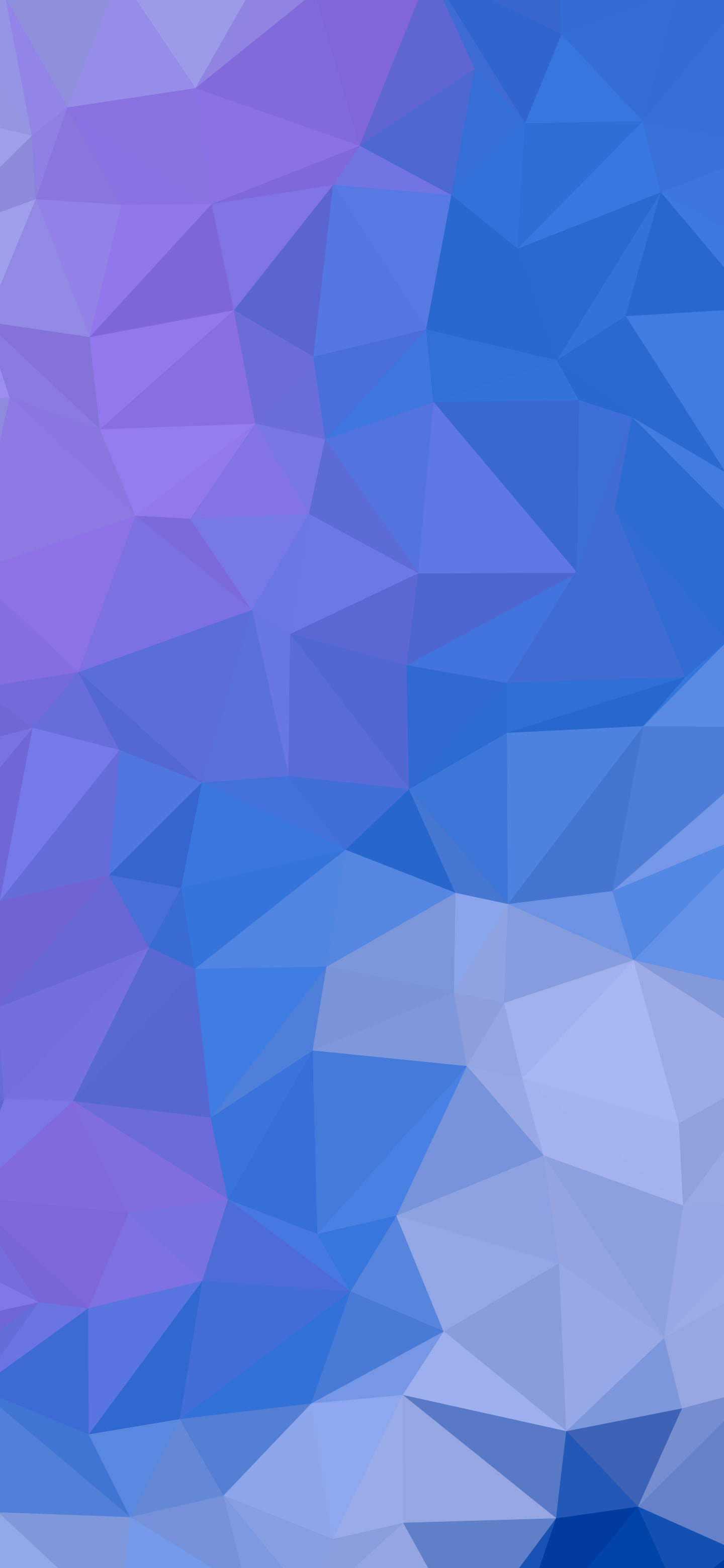 Blue Low Poly wallpaper for iPhone and Android