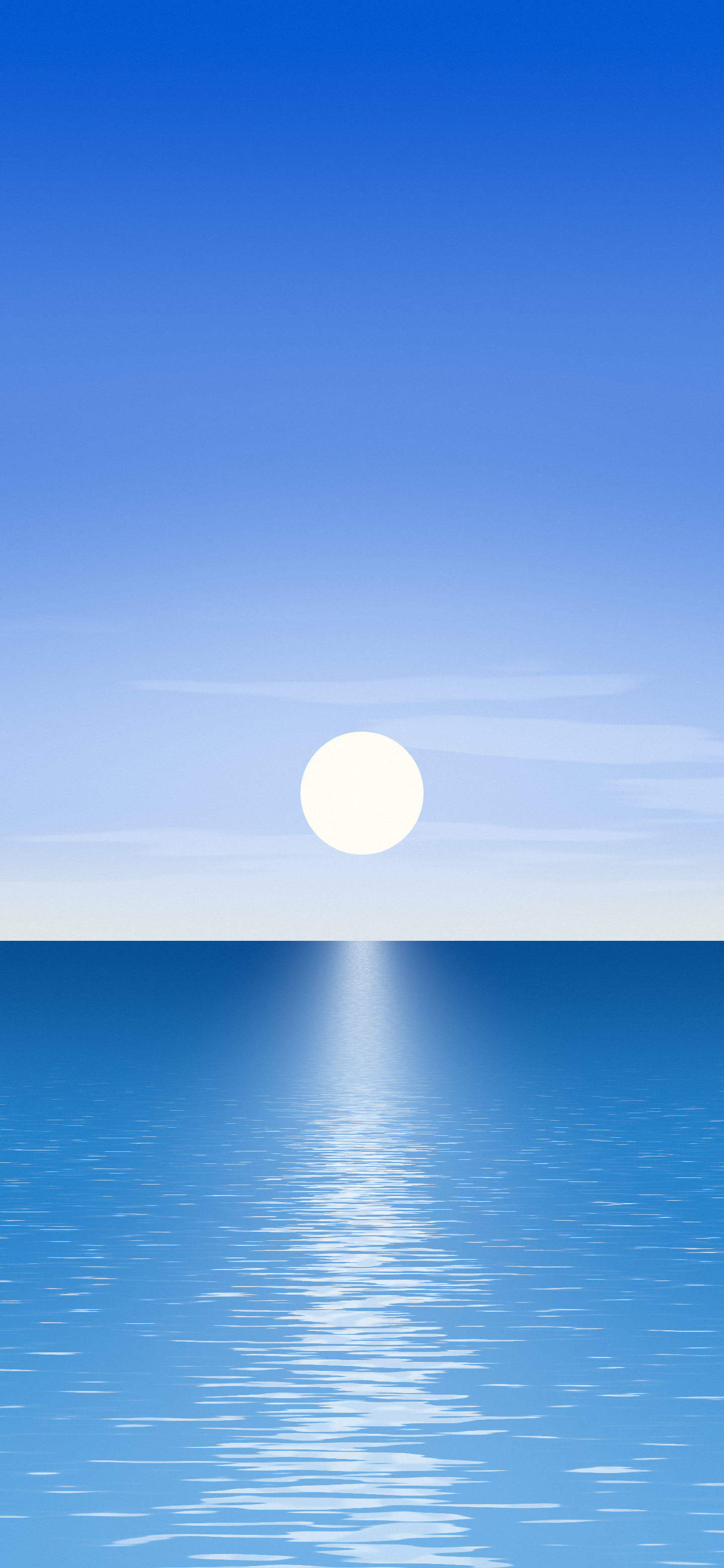 Blue Ocean Horizon wallpaper for iPhone and Android
