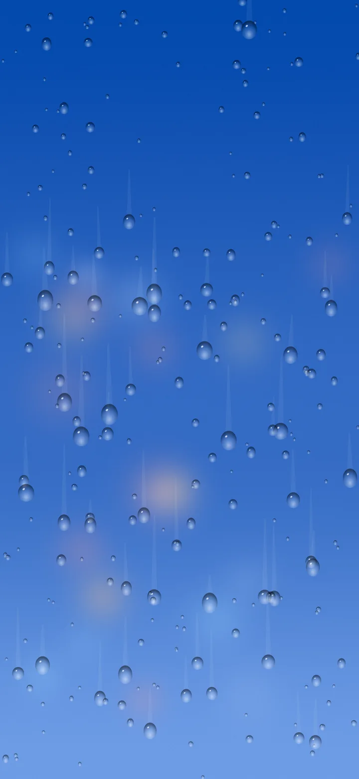 Blue Rainy Window wallpaper for iPhone and Android