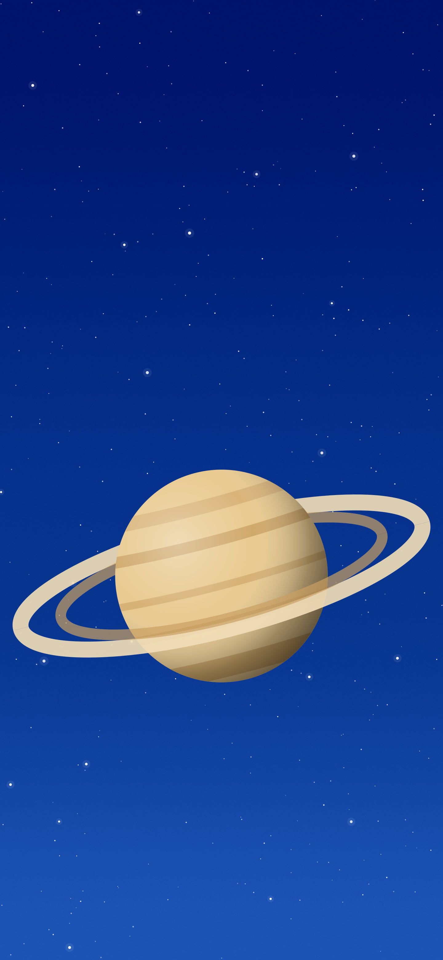 Blue Ringed Planet wallpaper for iPhone and Android