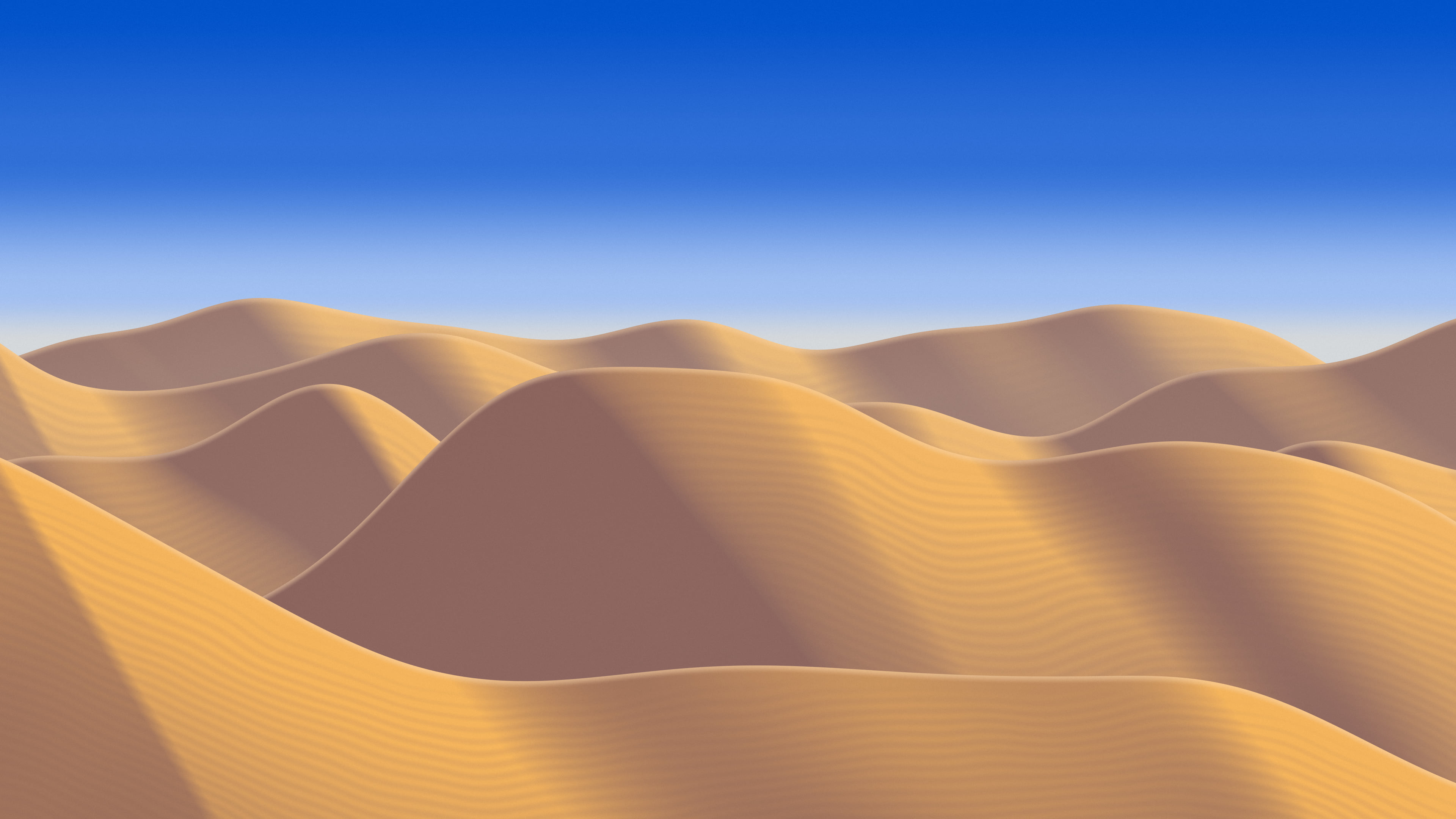 Blue Sand Dunes desktop wallpaper in 4K