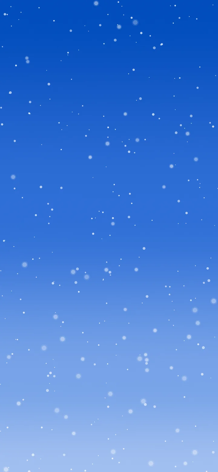 Blue Snowfall wallpaper for iPhone and Android