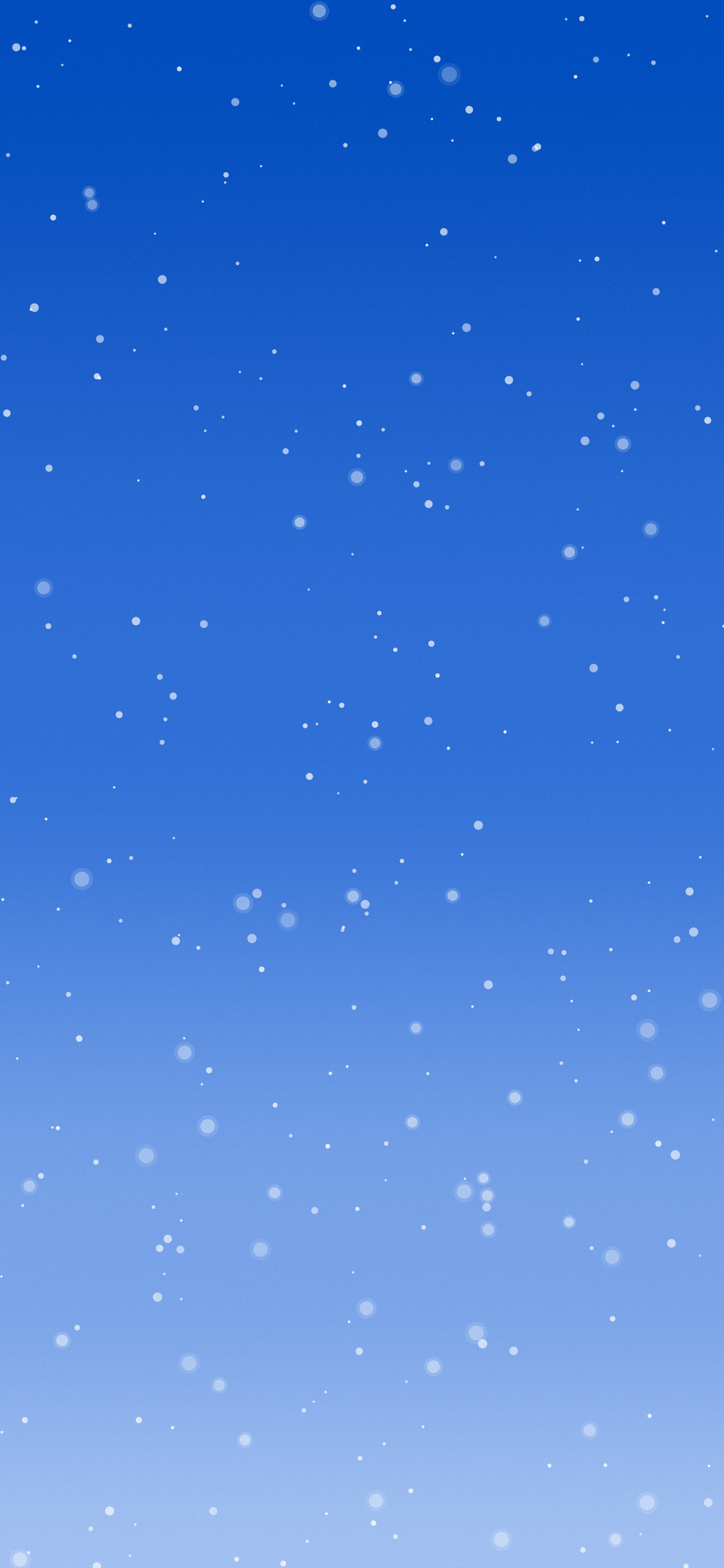 Blue Snowfall wallpaper for iPhone and Android
