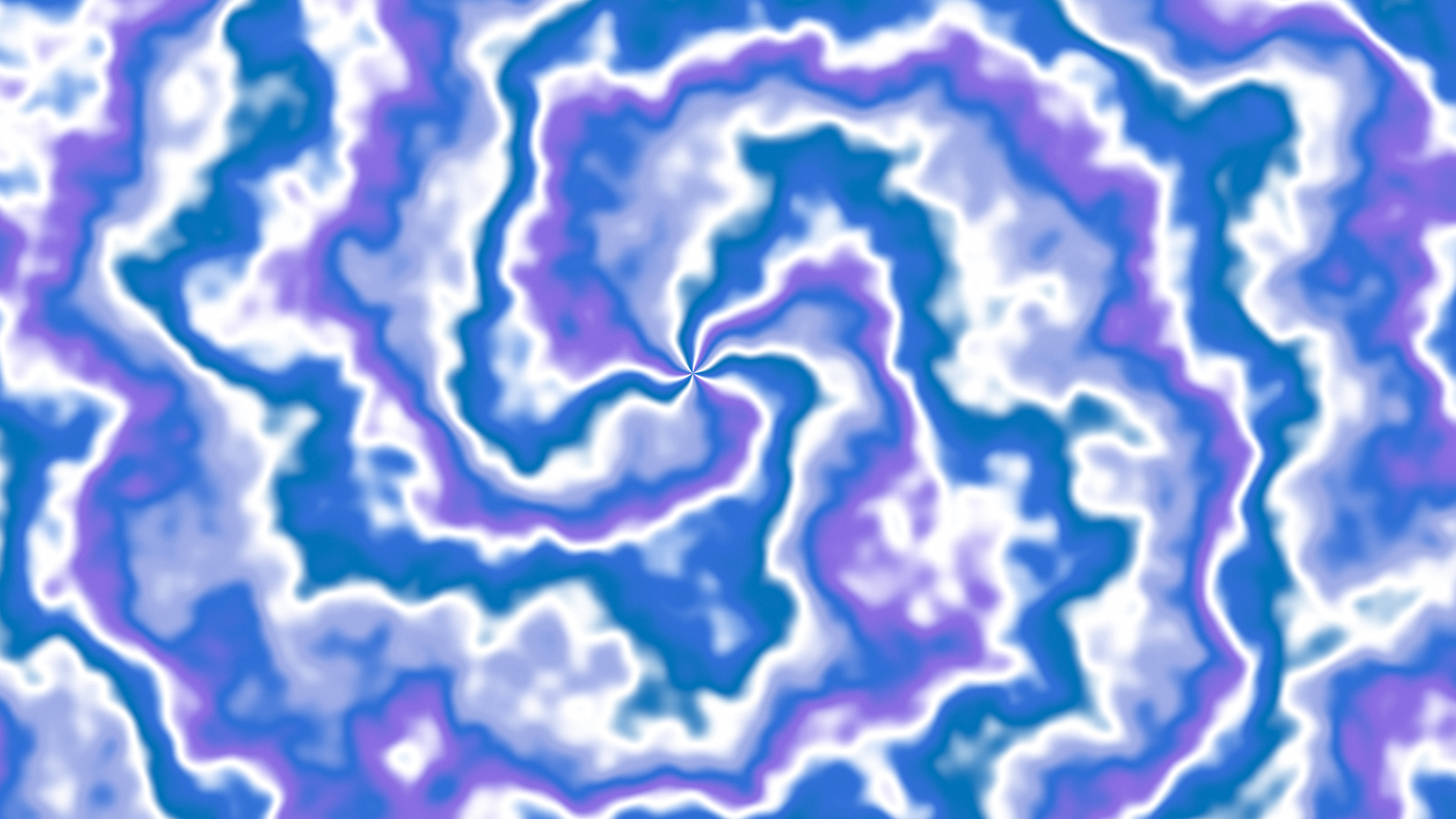 Blue Spiral Tie Dye desktop wallpaper in 4K